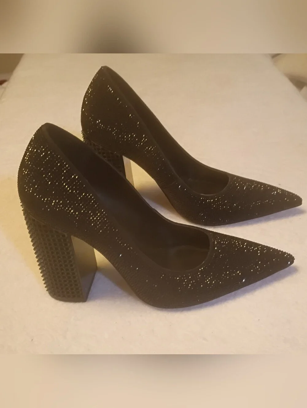 Michael Kors Maxine Crystal Embellished Pointed-Toe Pumps